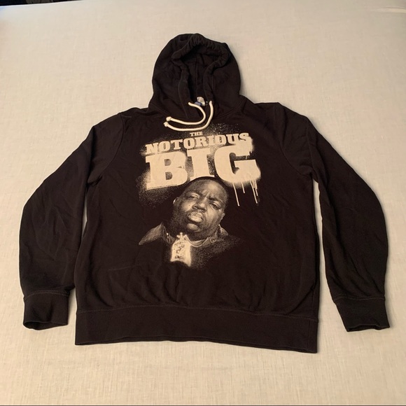 The Notorious B.I.G Hoodie Brooklyn Mint 2013 Size L Large H&M Biggie Smalls - Picture 2 of 7